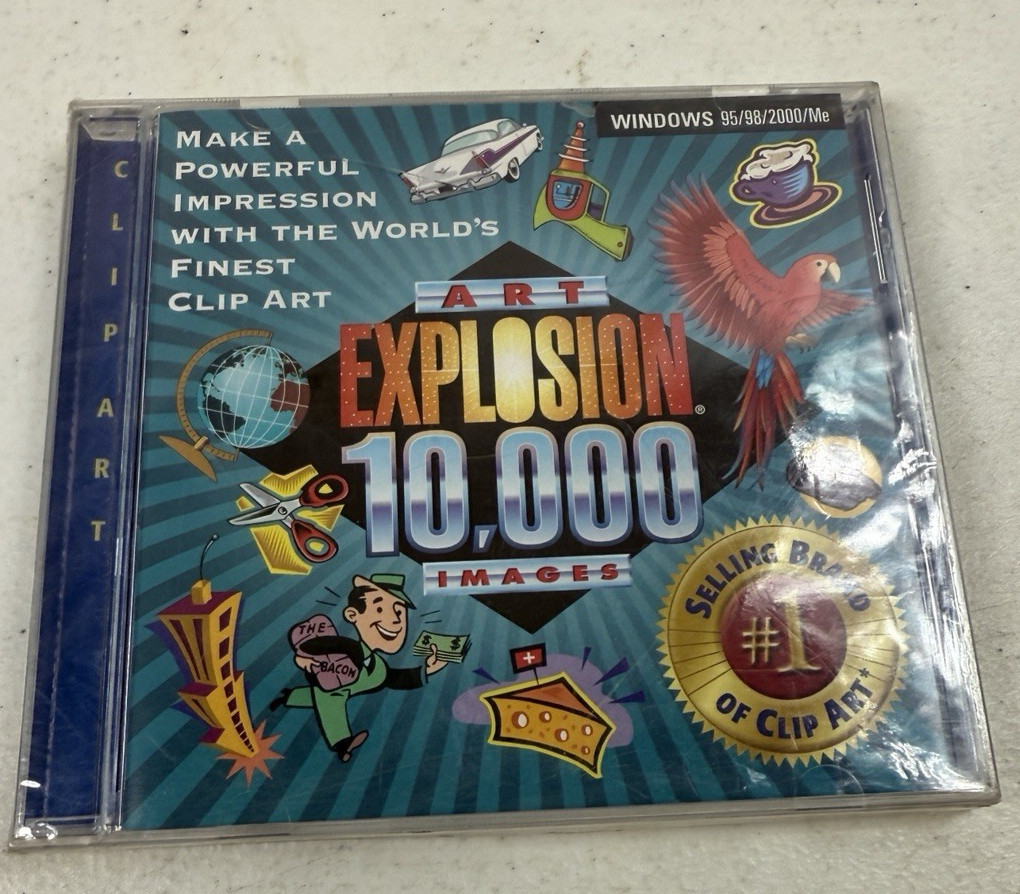 Nova Development Art Explosion 10,000 Art Images Windows clip art 2001