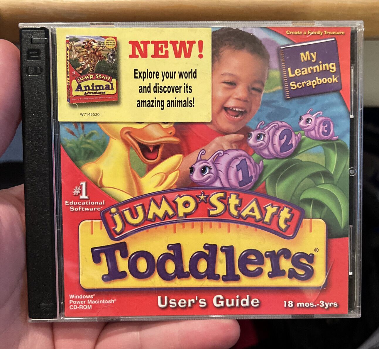 Jump Start Toddlers Users Guide PC CD-ROM 2000 Disc 1 2 Authentic