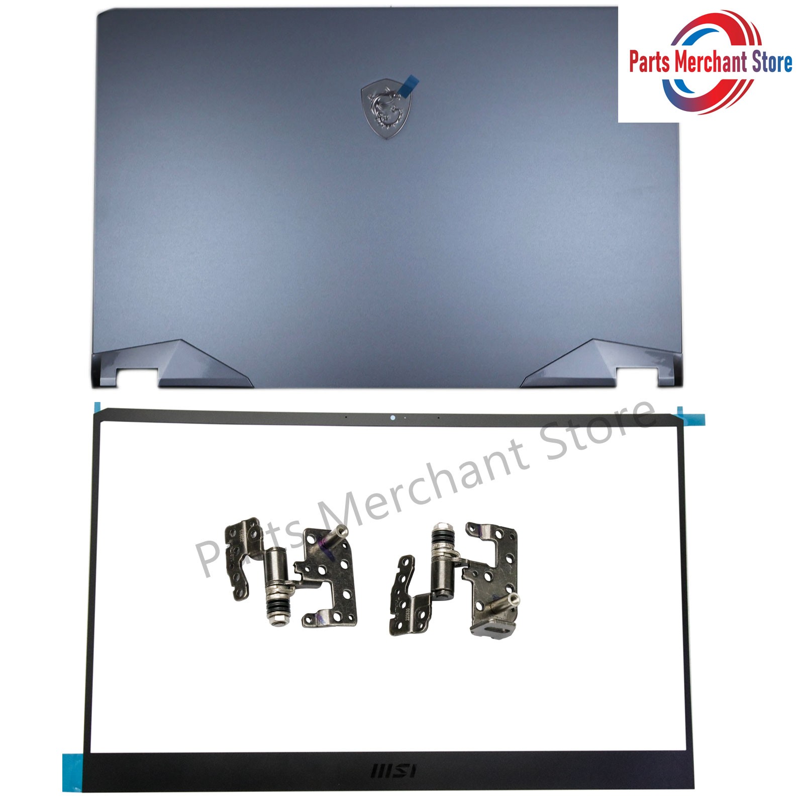 New MSI GE76 GP76 Raider 10SGS 10SFS MS-17K1 K4 Lcd Back Cover Bezel Hinges US
