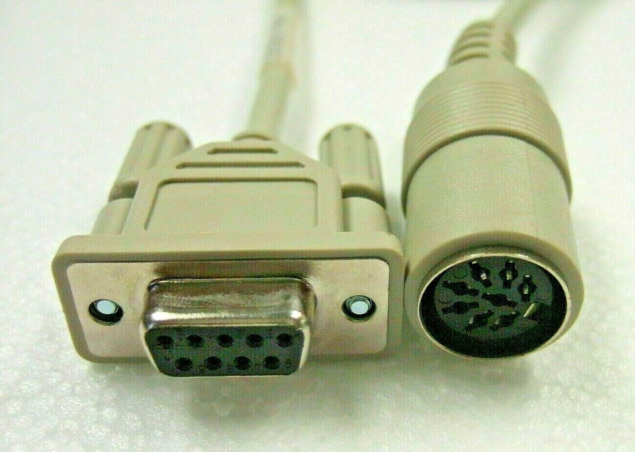 5FT DB9F to DIN8F Serial Cable – Legacy RS-232/RS-422 Interface Lead 35801-60