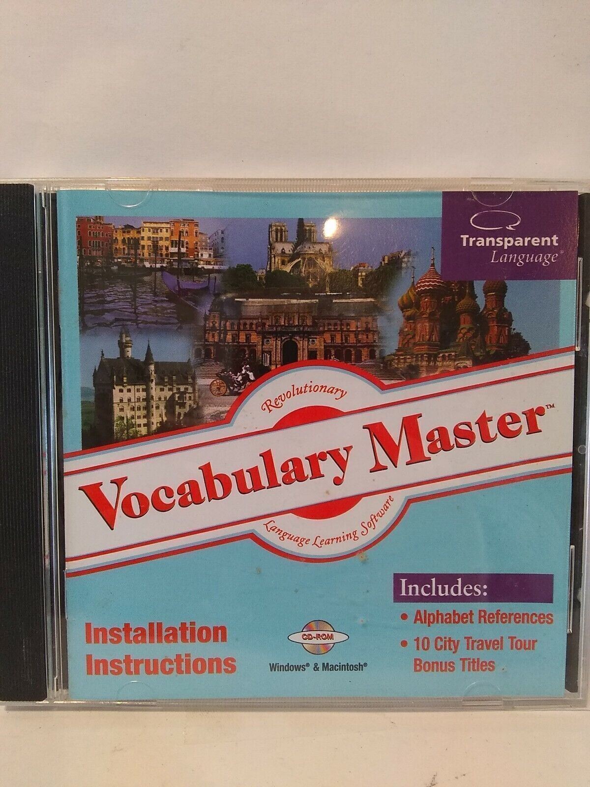 Vocabulary Master PC WIN & MAC 12 Words Different Languages Education Computer