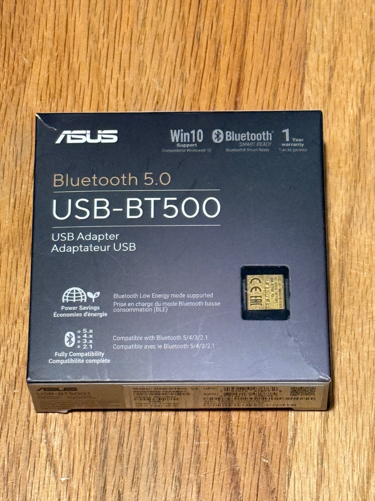 ASUS USB-BT500 V2 Bluetooth 5.0 USB Adapter Dongle Windows PC Open Box