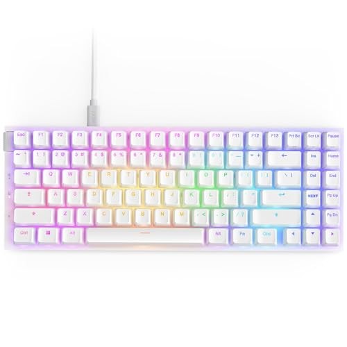 NZXT Function 2 MiniTKL White RGB LED Keyboard English Layout Wired KB-002NW-US