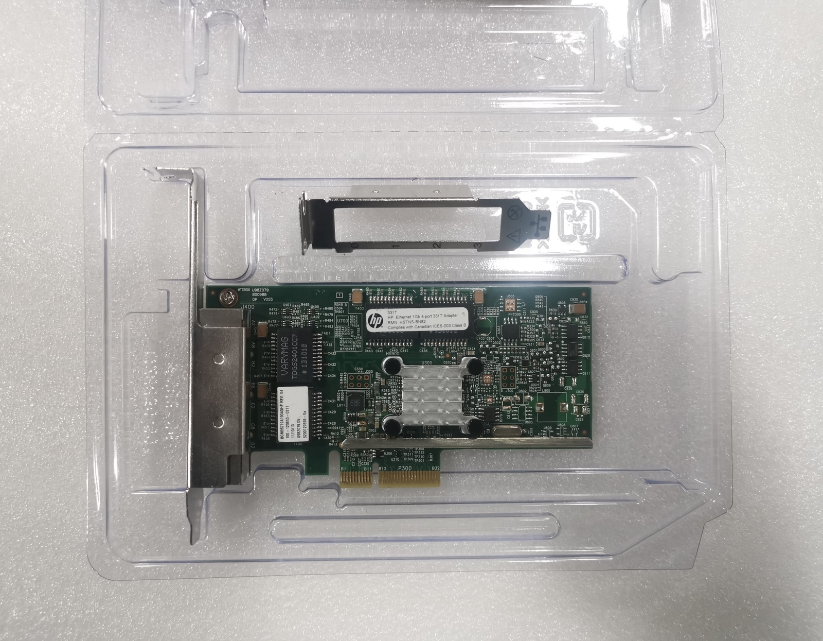 HP 331T Quad Gigabit Ethernet Adapter 331T 647594-B21 / 649871-001 647592-001-