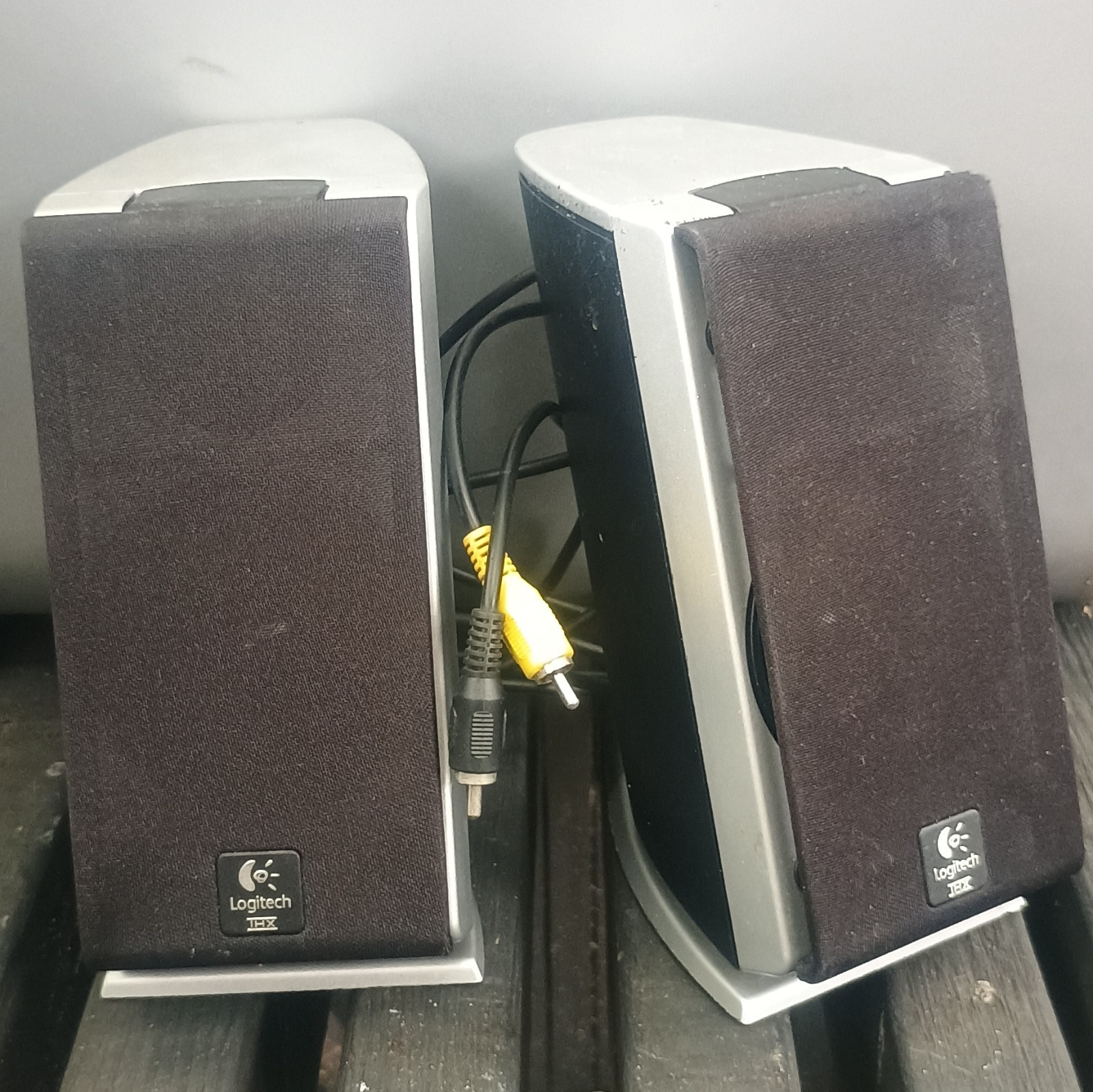 Logitech Z-2300 THX Computer Satellite Replacement Speakers Pair OEM