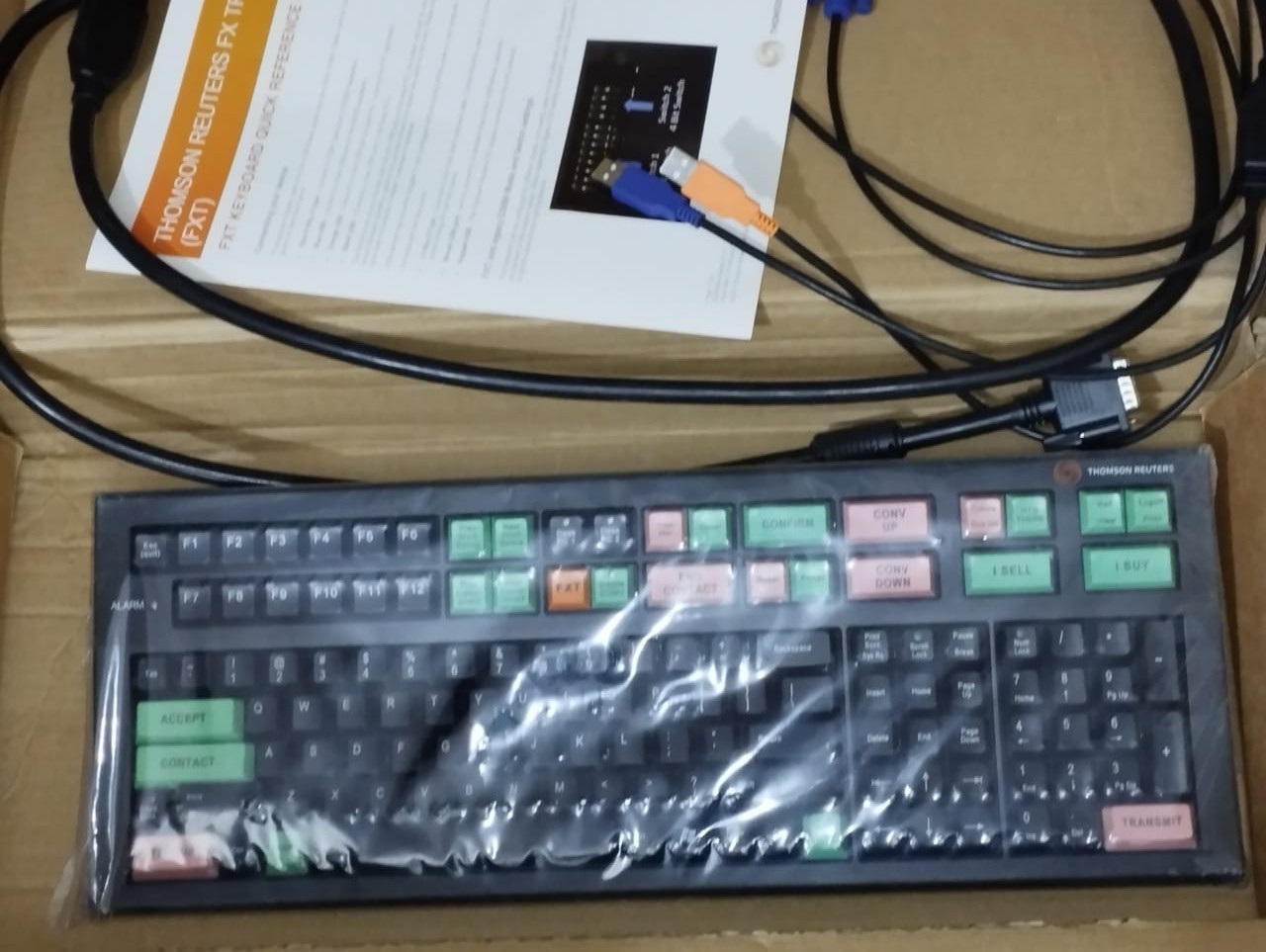 Thomson Reuters Keyboard F1-KMX-131-610 |Original New|