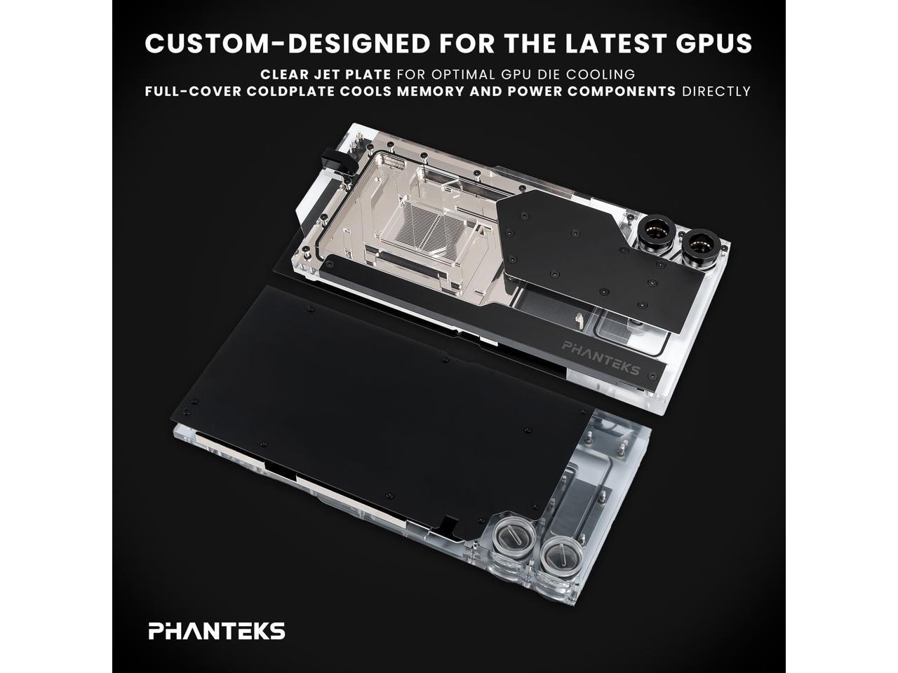 Phanteks Glacier EZ-Fit G40 ASUS GPU Block for ASUS ROG STRIX / TUF gaming RTX
