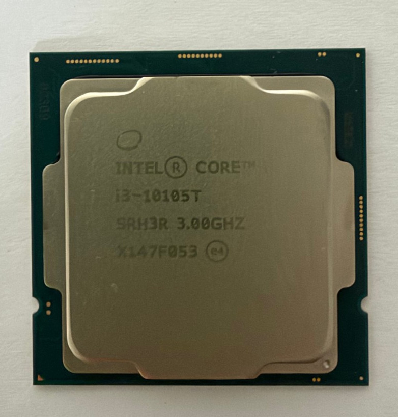 Intel Core i3-10105T 3.00GHz 4-Core 8-Thread 6MB LGA1200 Desktop CPU SRH3R