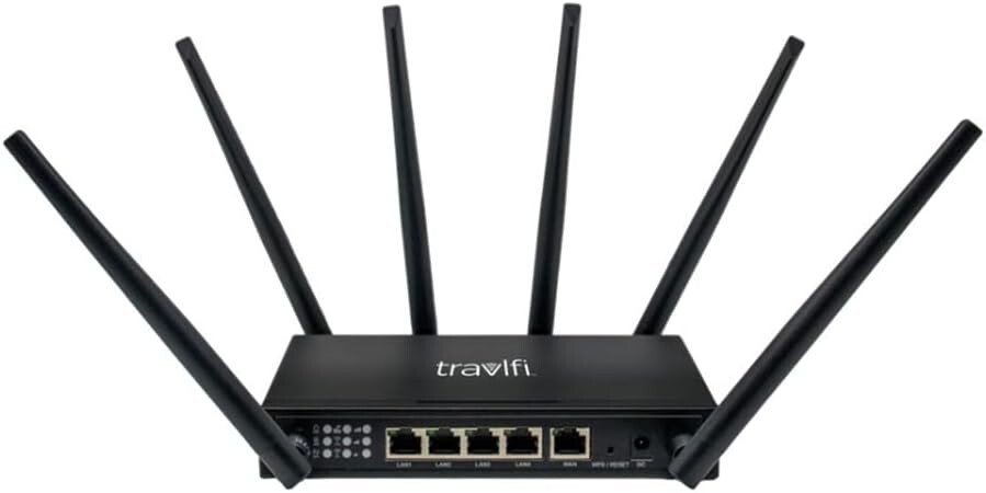 TravlFi? JourneyXTR Wi-Fi Router, RV Internet, Multiple Networks