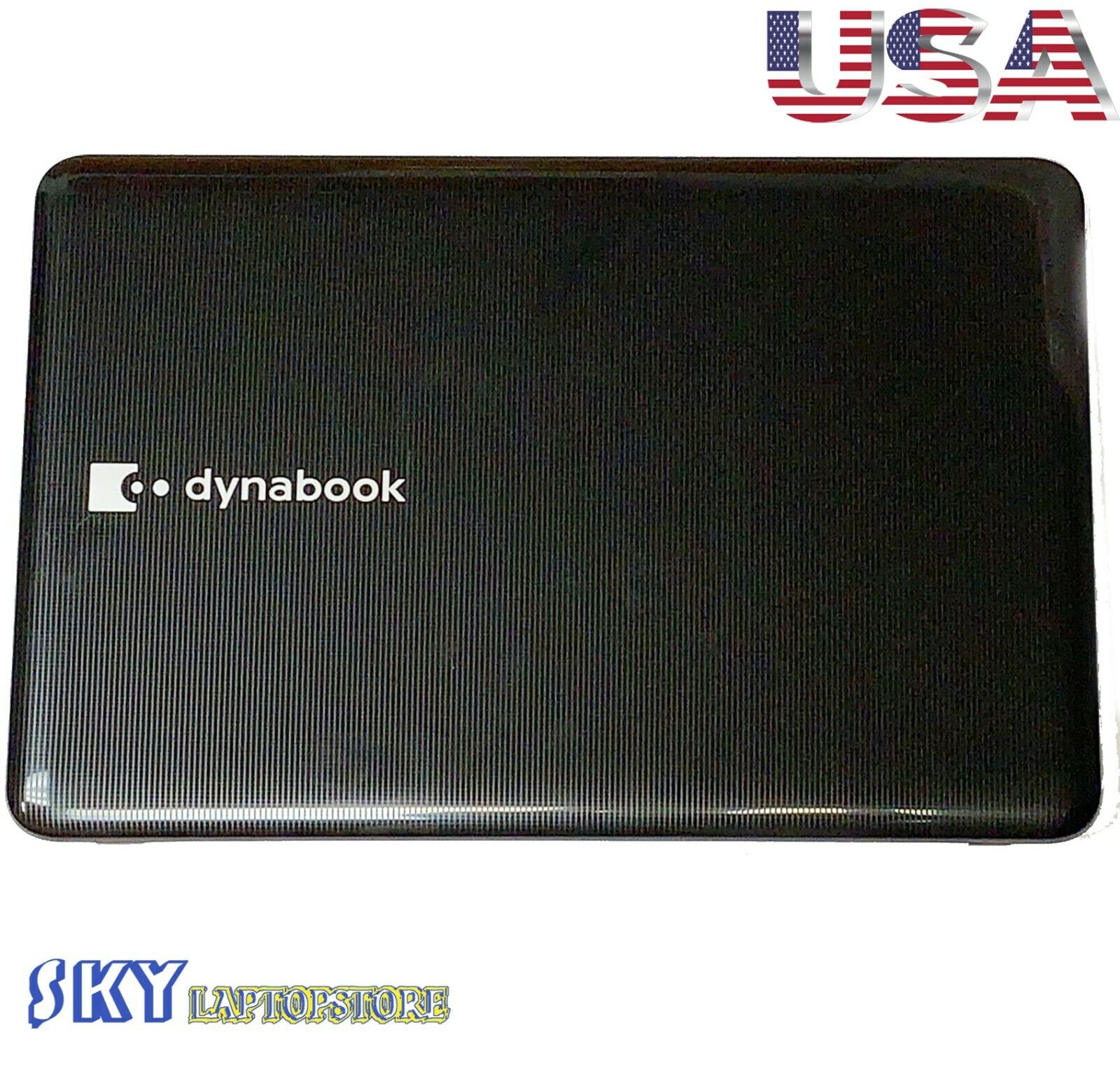 NEW Toshiba Satellite Dynabook Logo C855 C855D Black Lcd Back Cover V000270450 