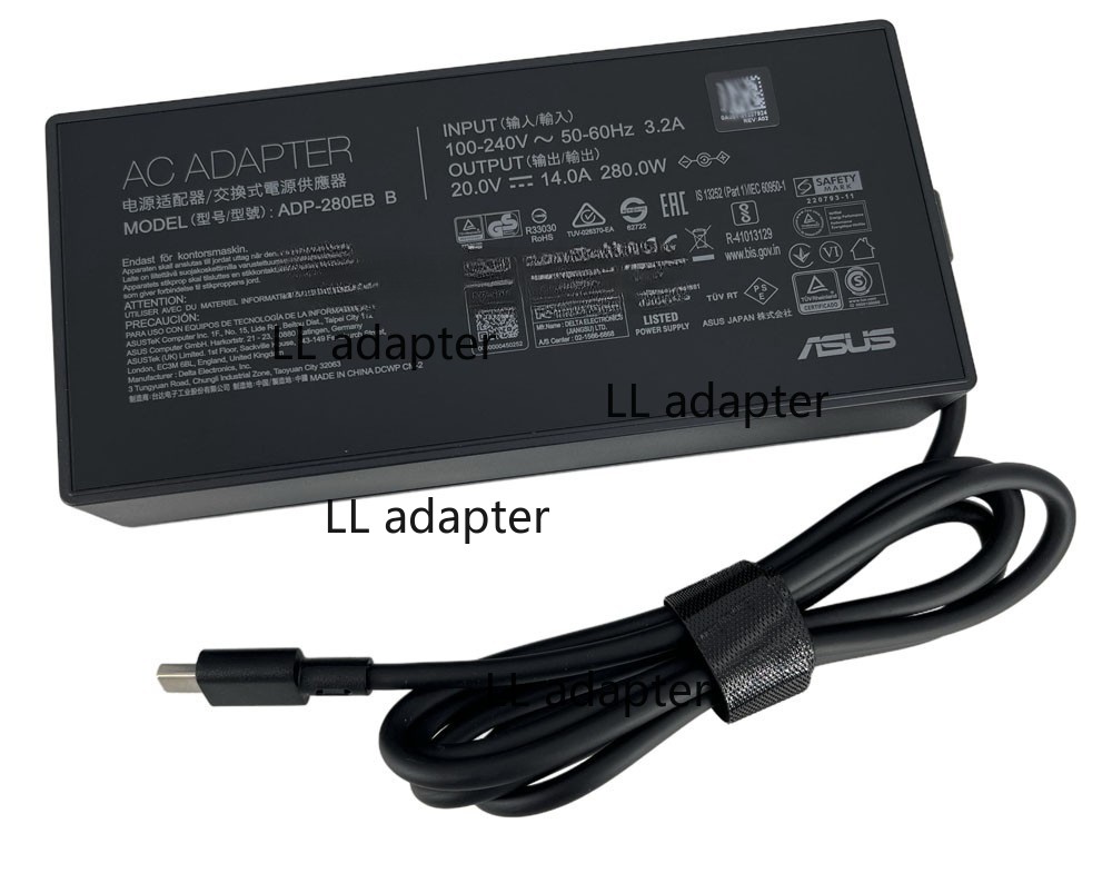 280W 20V 14A AC Adapter Charger For ASUS ROG Strix G16 G615LP-MS96 G615LM-MS74