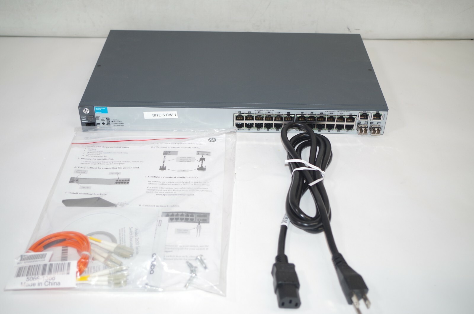 Genuine HP ProCurve J9624A 2620-24 PoE+ Ethernet Network Switch