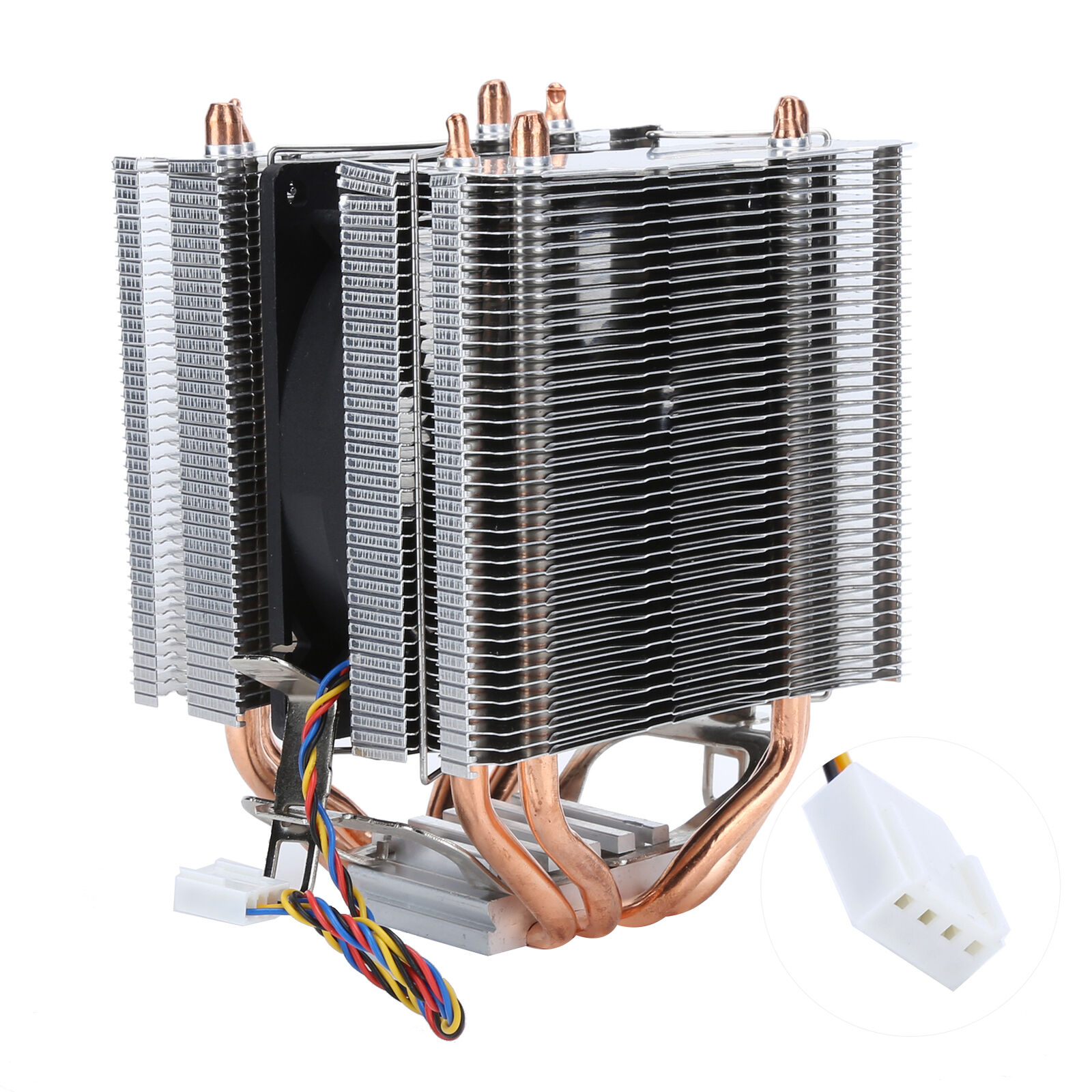 4 Heat Pipe CPU Heat Sink For LGA2011 1366 11501151 1155 1156 Platform Cooling