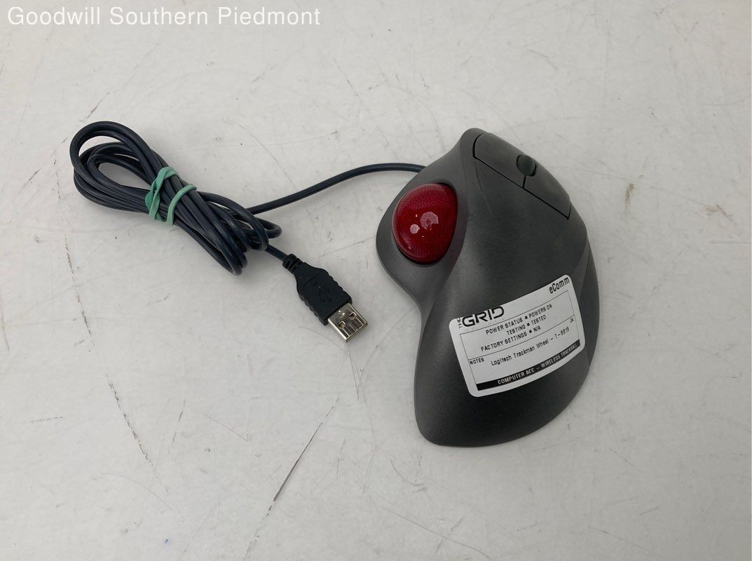 Logitech TrackMan-T-BB18 Optical Trackball Mouse - Tested