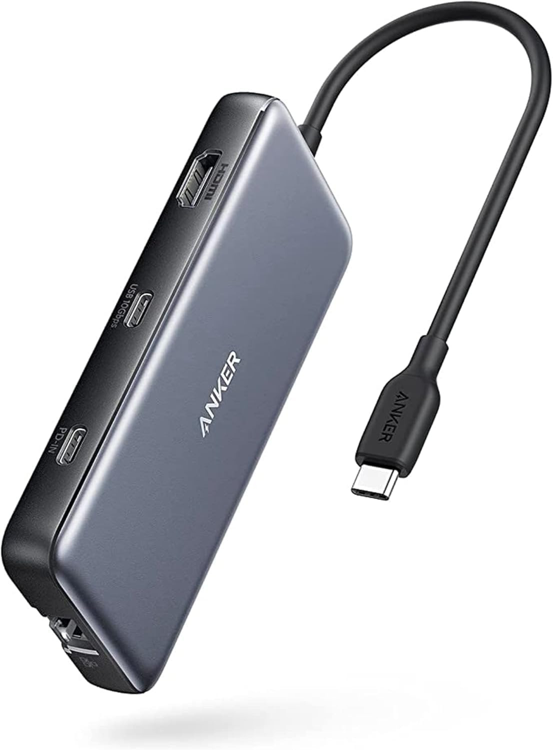 Anker 555 USB-C Hub (8-In-1), with 85W Power Delivery, 4K 60Hz HDMI Port, 10Gbps