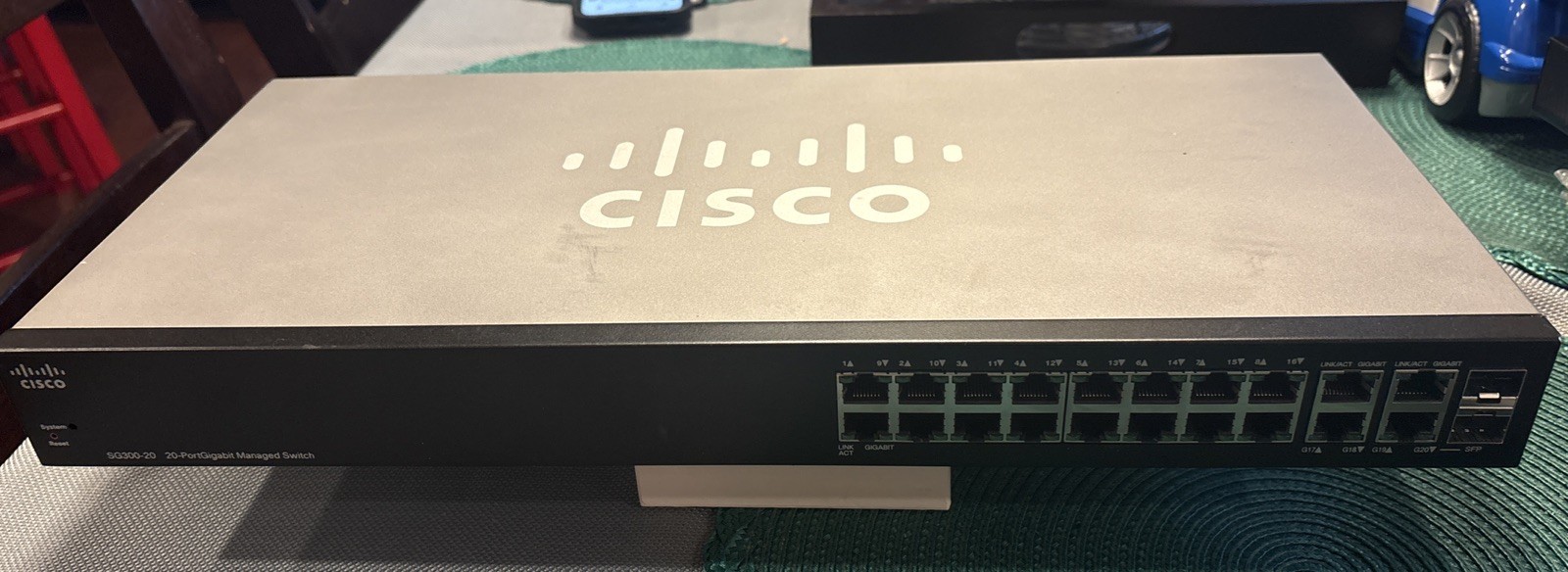 Cisco SG300-20 20 Port Gigabit Managed Switch W/Power Supply/For Small Business’