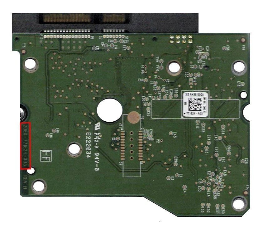 PCB Controller 2060-771624-001 WD1501FASS-00W2B0 Hard Drive Electronics