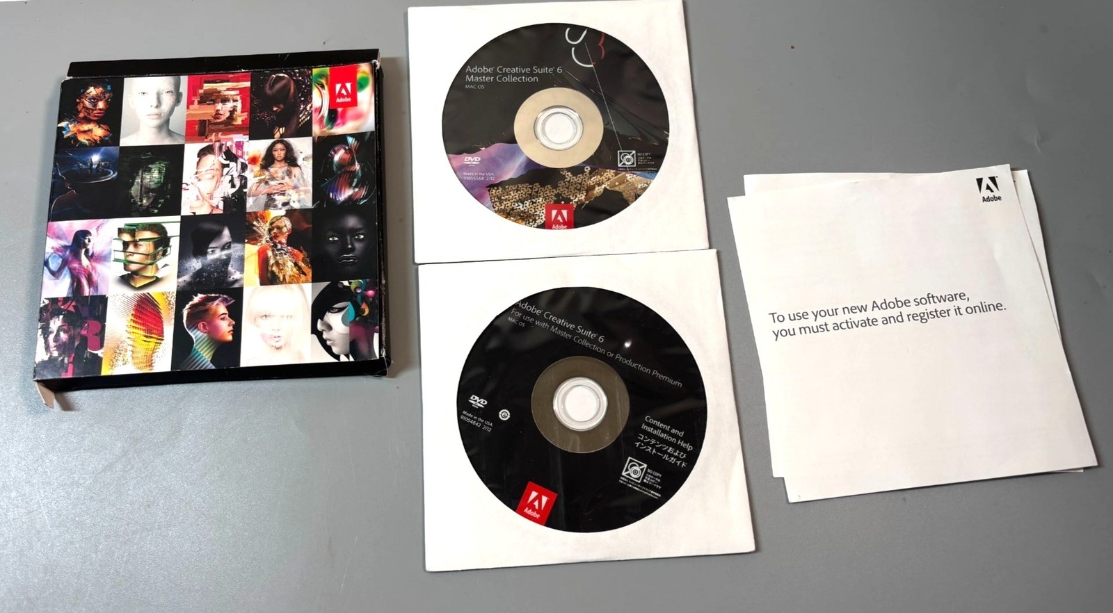 Adobe Creative Suite 6 Master Collection For Mac OS for Parts No Serial Number