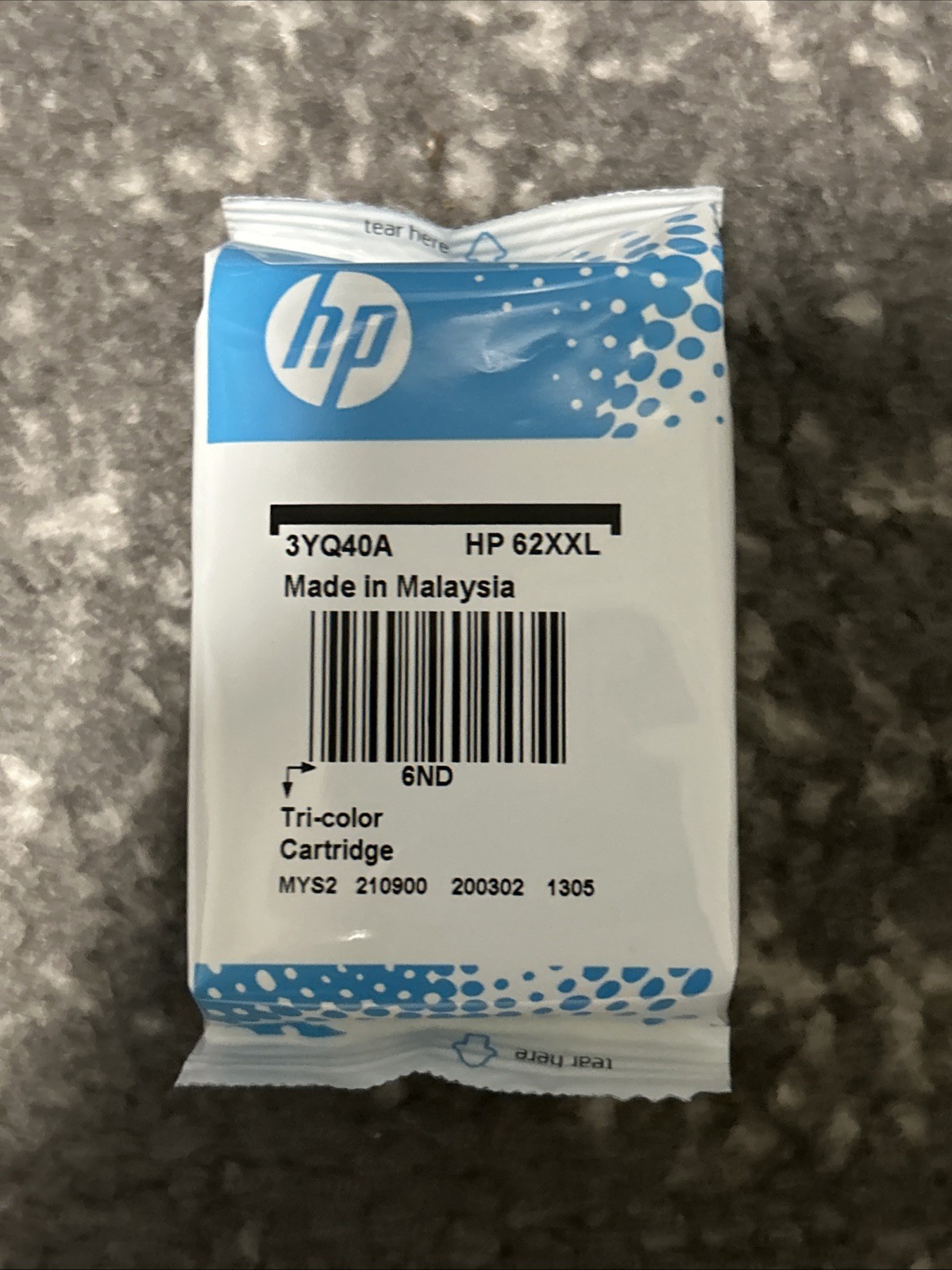 Genuine HP 62XXL HighYield Color Ink ENVY 5542 5545 5660 5663 7640 7645