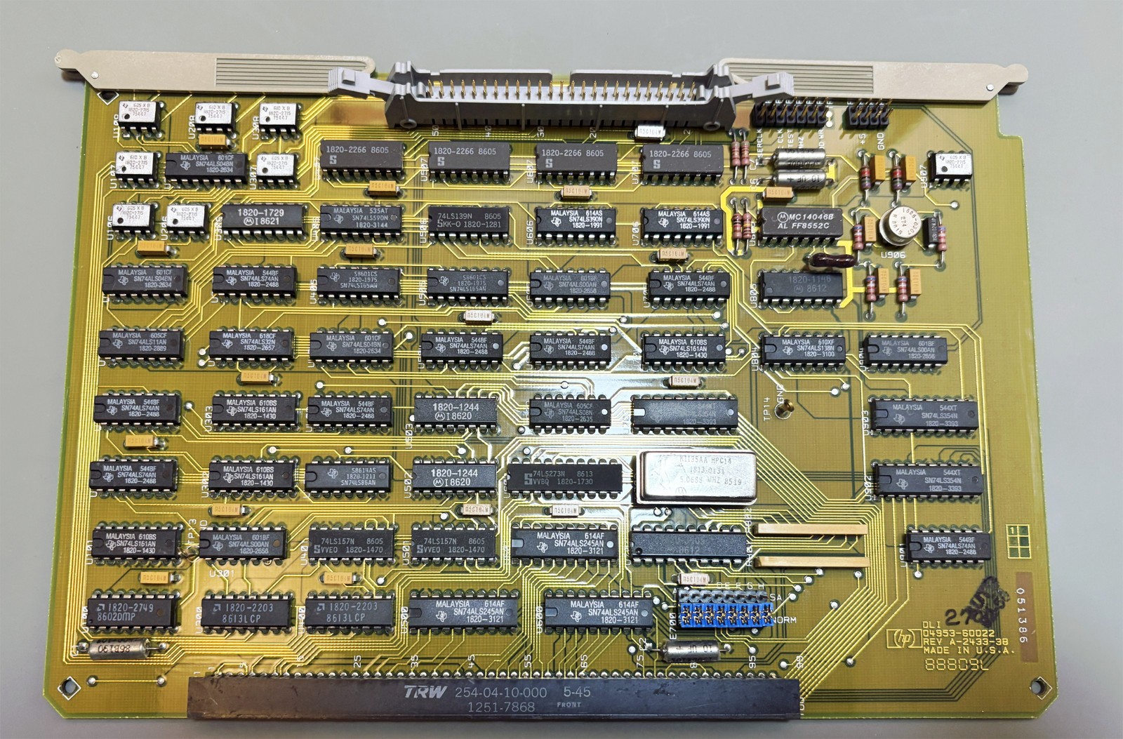 Vintage HP 04953 DLI Controller Card PCB, Circuit Board, Module