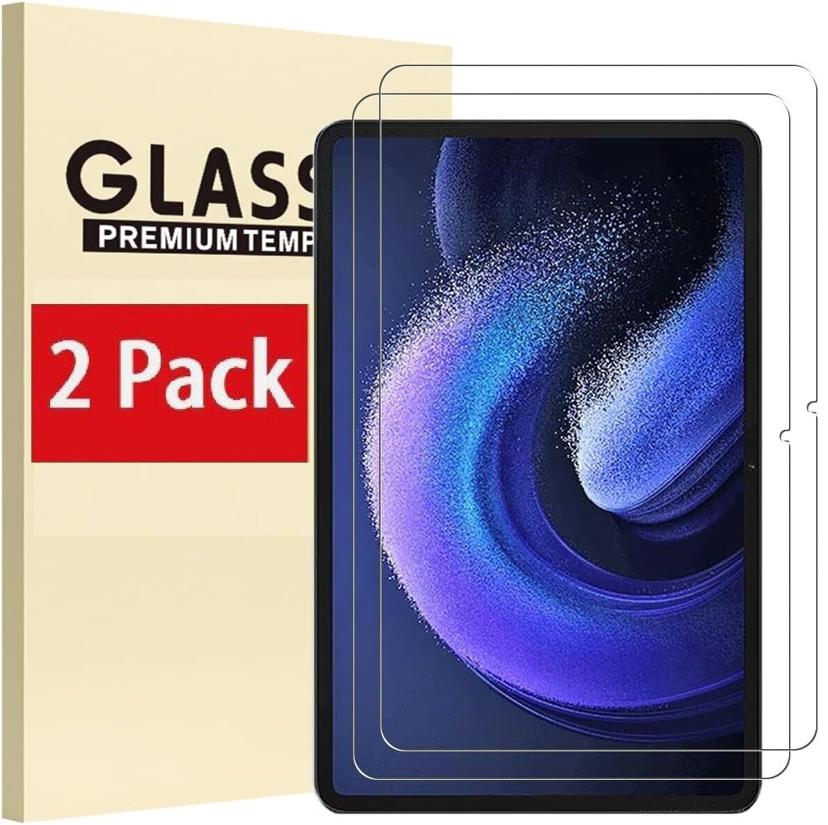 2PCS Tempered Glass For Xiaomi Pad 6 / 6 Pro (2024)  Screen Protector Cover Film