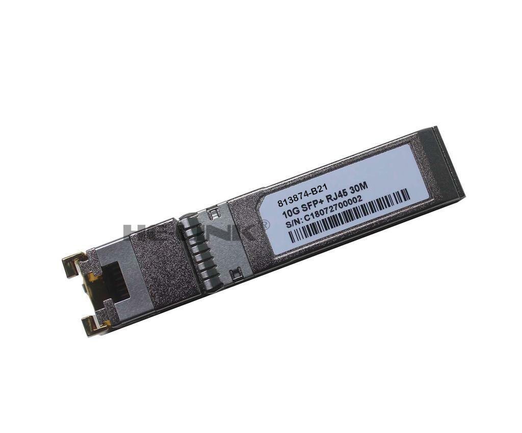 813874-B21 HPE BladeSystem Compatible 10GBASE-T SFP+ RJ45 Transceiver