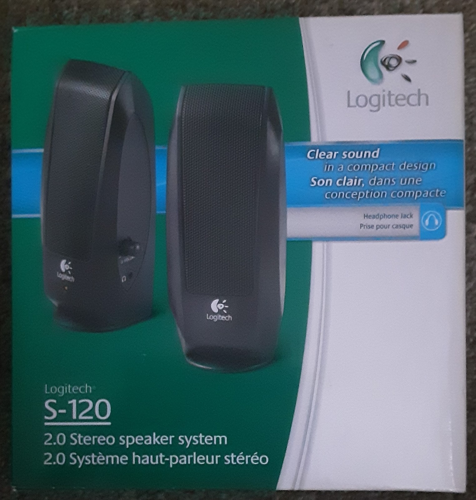 Logitech S-120 Stereo Speakers