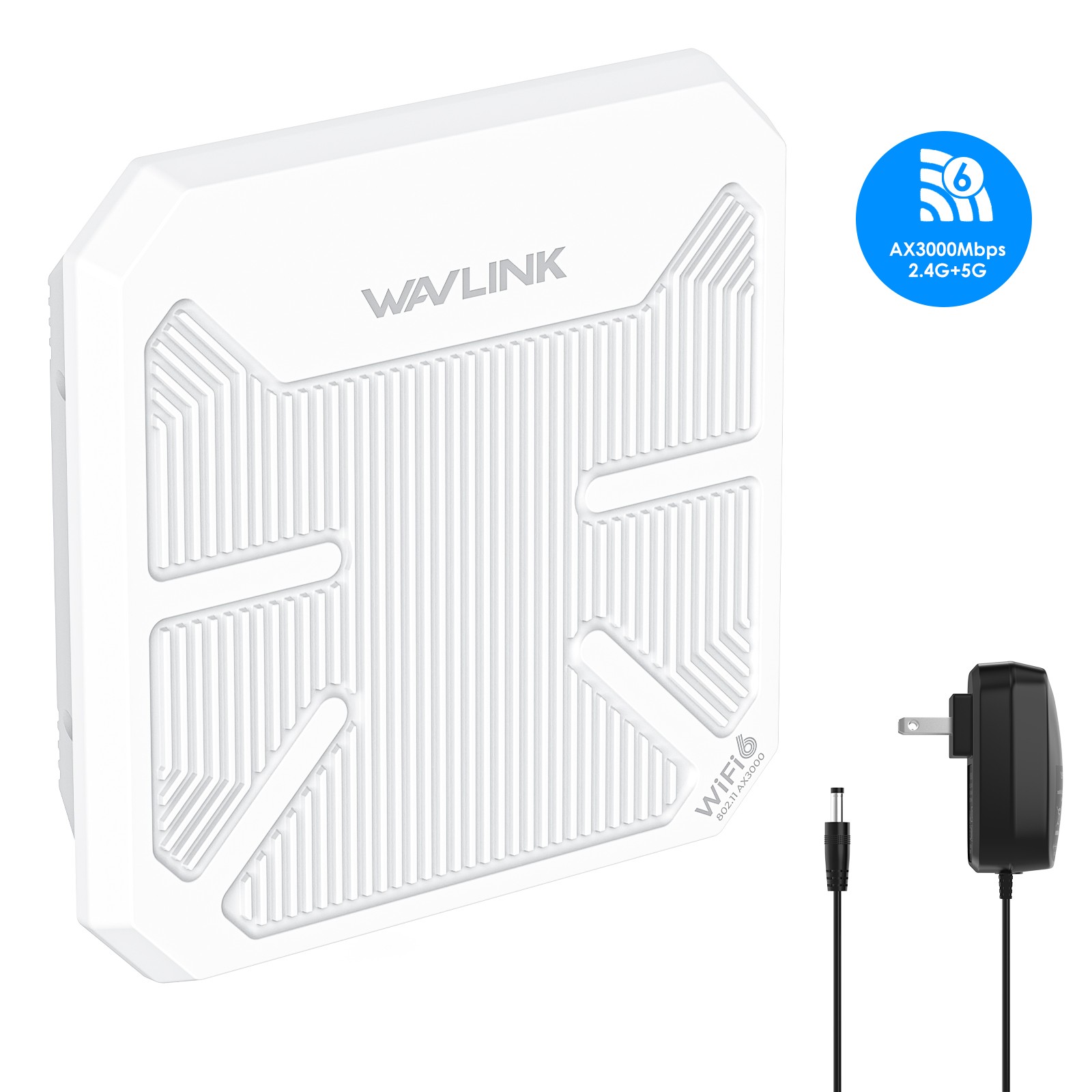 AX3000 WiFi Extender Outdoor WiFi 6 Booster Router for Starlink/Camera/Yard/RV