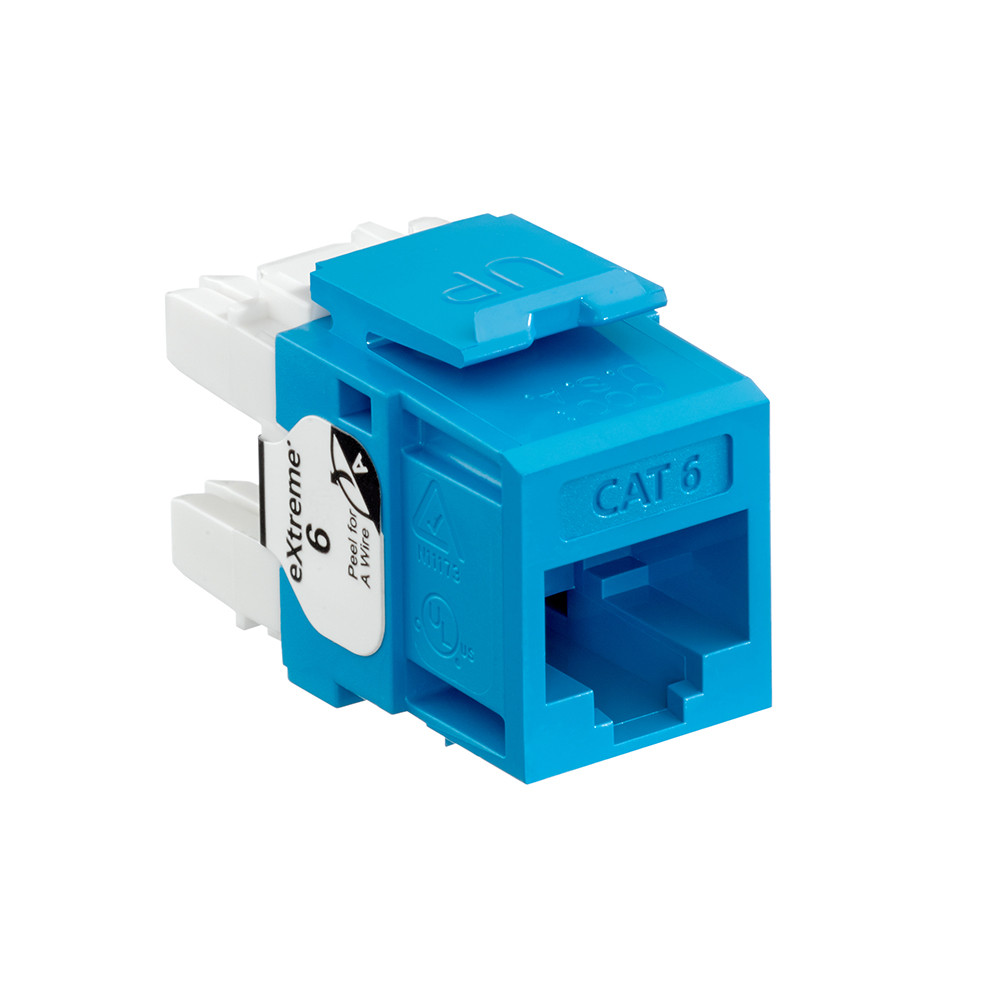 Leviton 61110-RL6 eXtreme Cat6 QuickPort Jack RJ-45