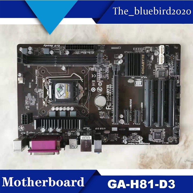 For Gigabyte GA-H81-D3 1150 Pin Motherboard DDR3 Tested OK