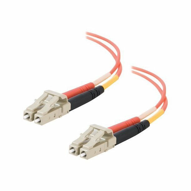 C2G 33173 OM1 LC-LC 62.5/125 Duplex Multimode PVC Fiber Cable 6.6 Ft ,2M