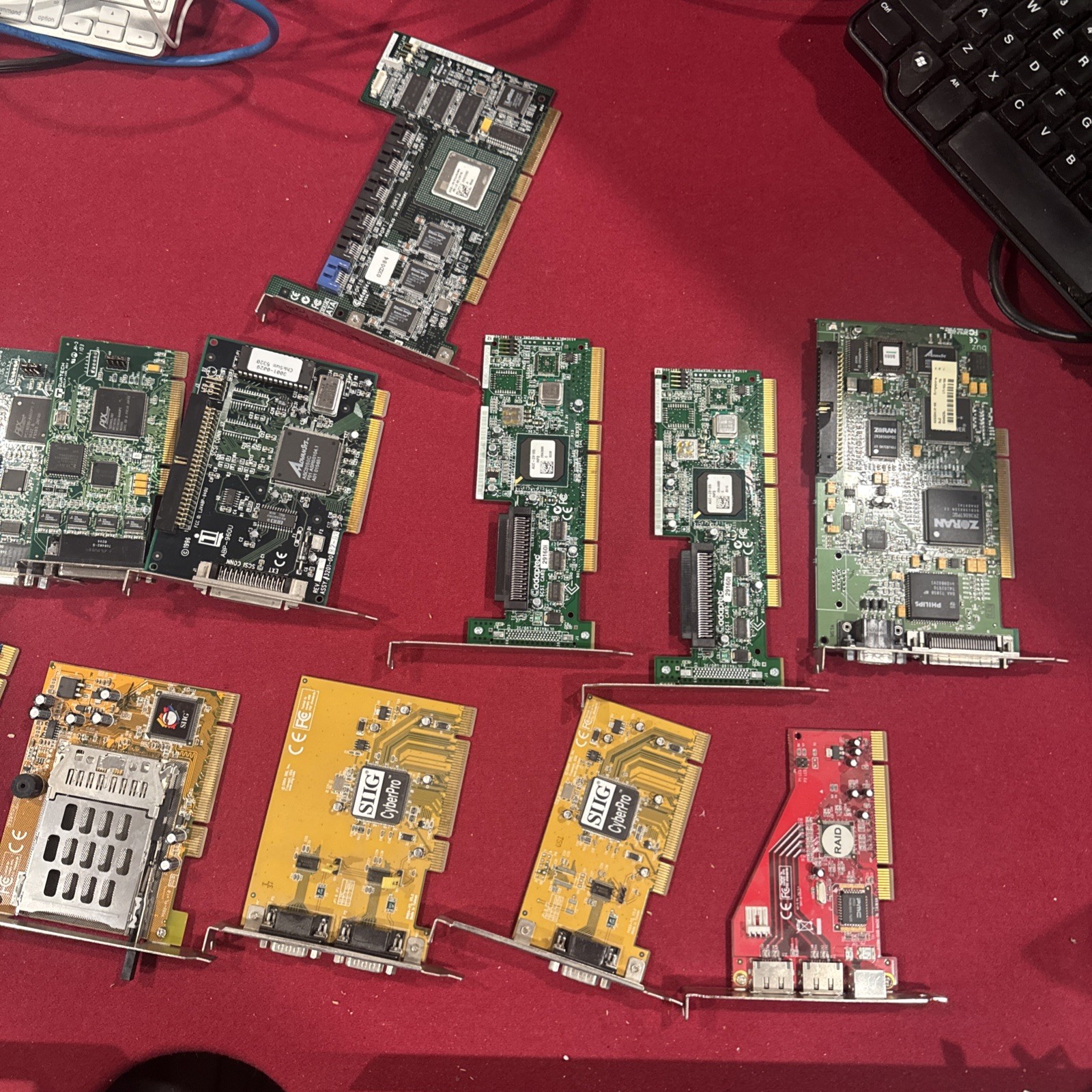 LOT OF 17 PCI PARALLEL SERIAL SCSI IO CARDS And More