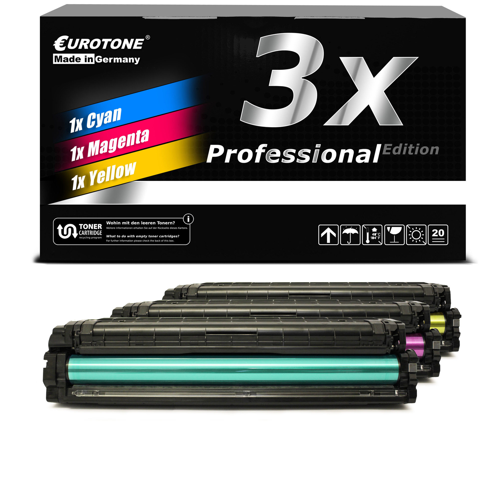 3X PRO Cartridge For Samsung CLP-680-ND CLP-680-DW CLX-6260-FW CLX-6260-FD