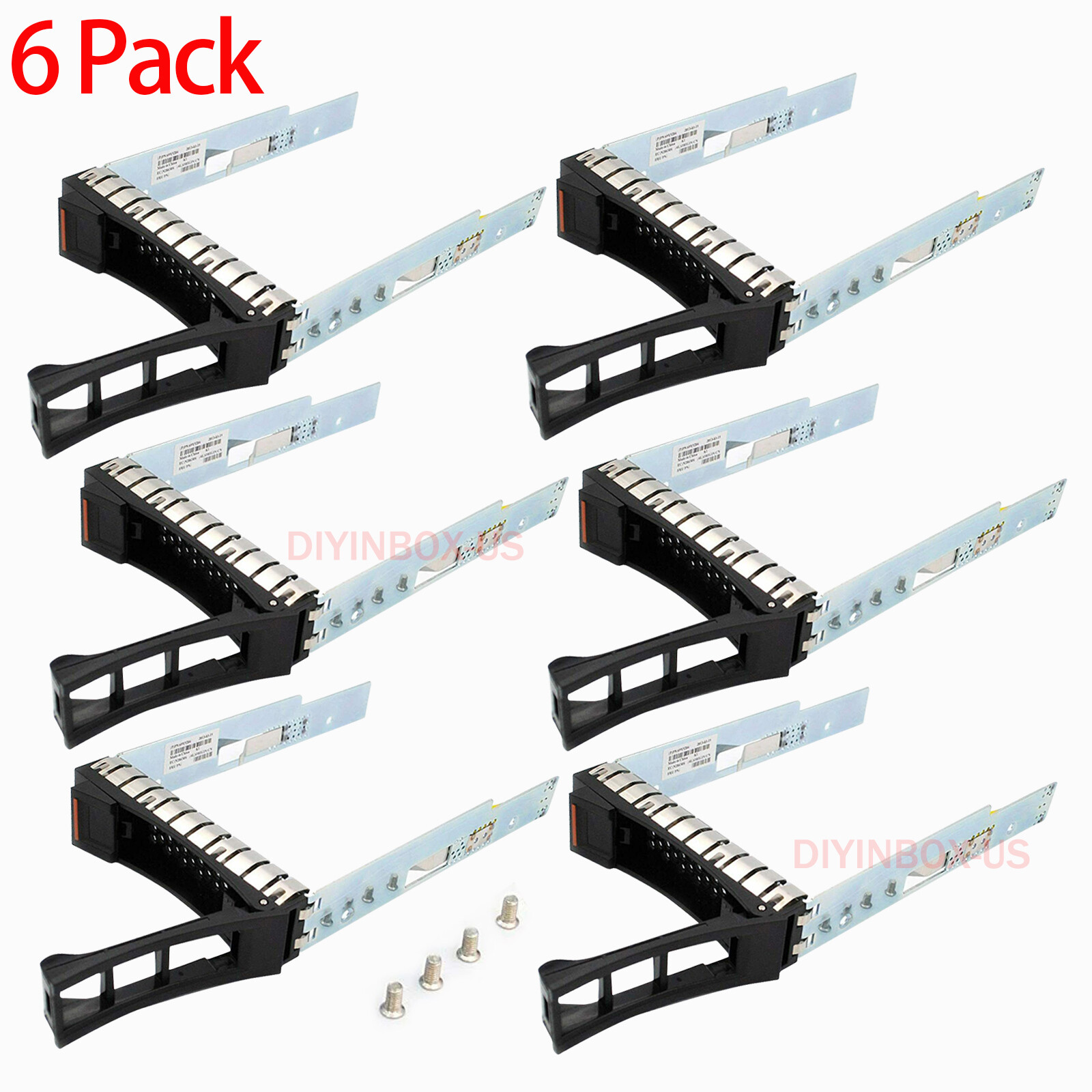 X6 Lenovo SM17A06251 3.5" SATA SAS Caddy Tray For ThinkSystem SR650 SR550 SR590