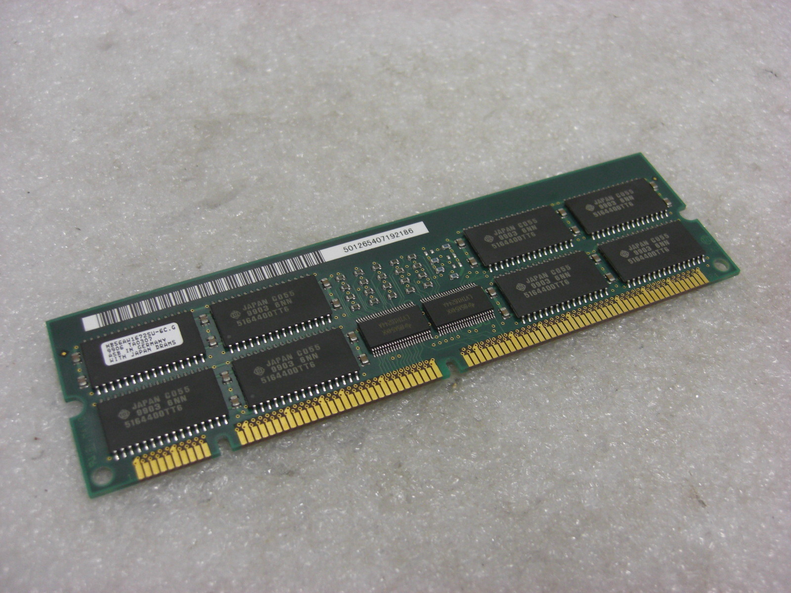 Sun 128MB ECC Buffered 60ns 168-Pin DIMM Memory Module 501-2654-07