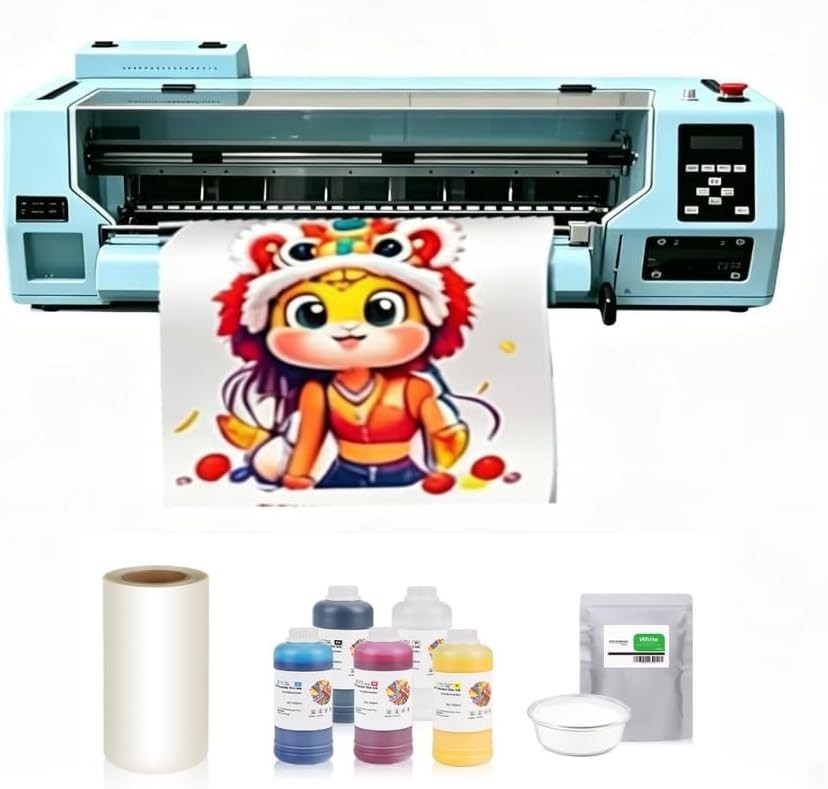 60cm A1 DTF Printer Dual XP600 High-precision inkjet printing easy operation