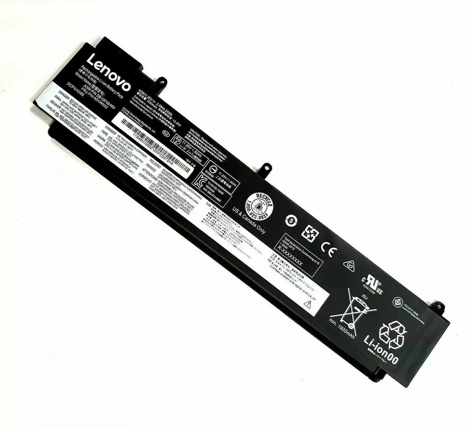 Original 24WH 00HW0220 SB10F46461 Battery For Lenovo ThinkPad T460s T470s Series