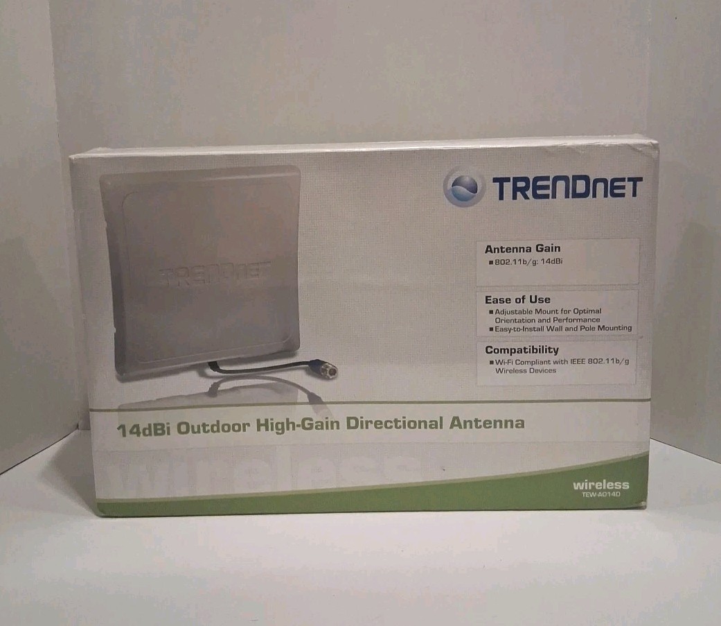 Trendnet Wireless TEW-A014D 14dBi Outdoor High-Gain Directional Antenna NEW