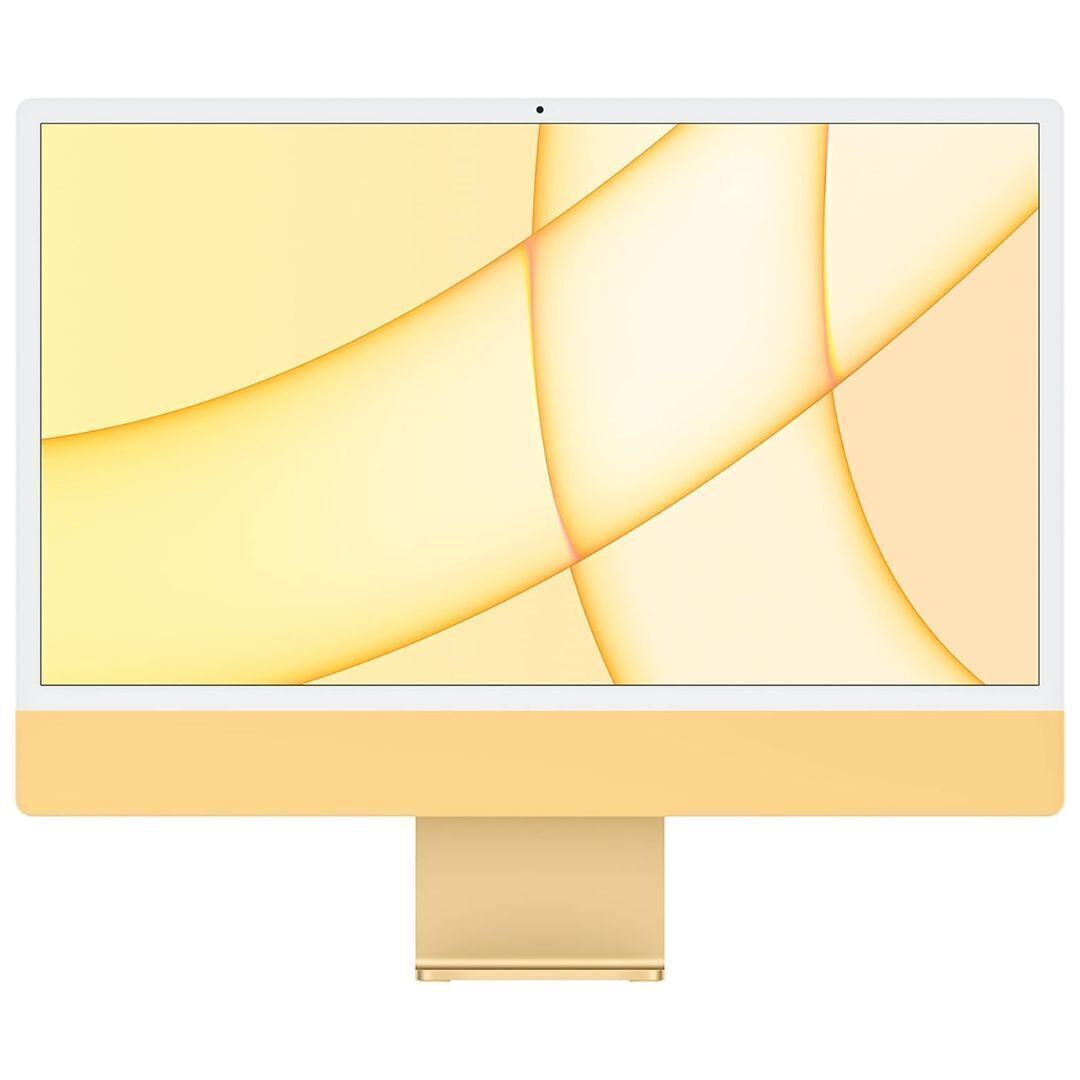 Apple Yellow iMac 24-Inch Display with Apple M1 8-Core CPU