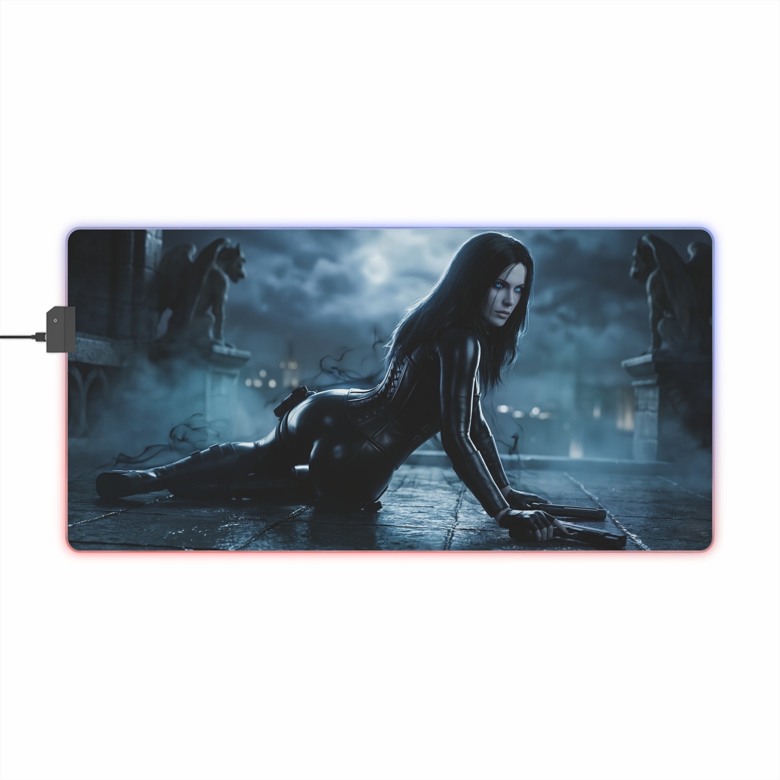 Selene Mouse Pad, Underworld RGB Extended Gaming Desk Mat XXL