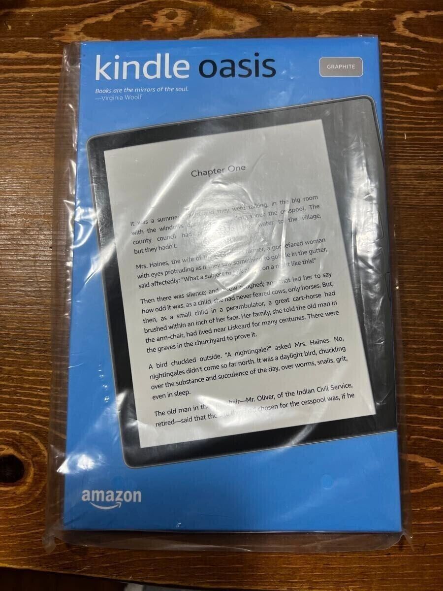 Amazon Kindle Oasis 8GB eBook Reader Graphite 7 inch silver electronic black