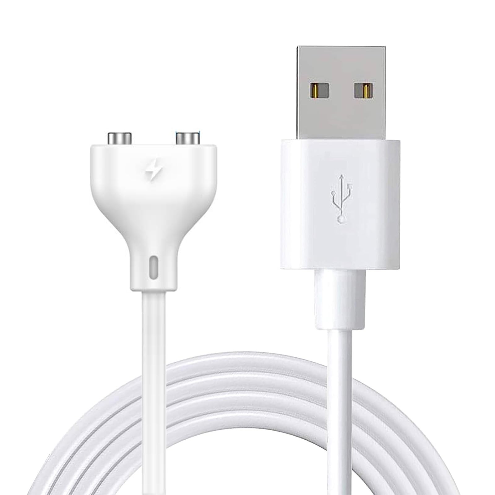 Fertile Rain Magnetic USB DC Charger Cable 2.7ft Replacement 6MM, White 