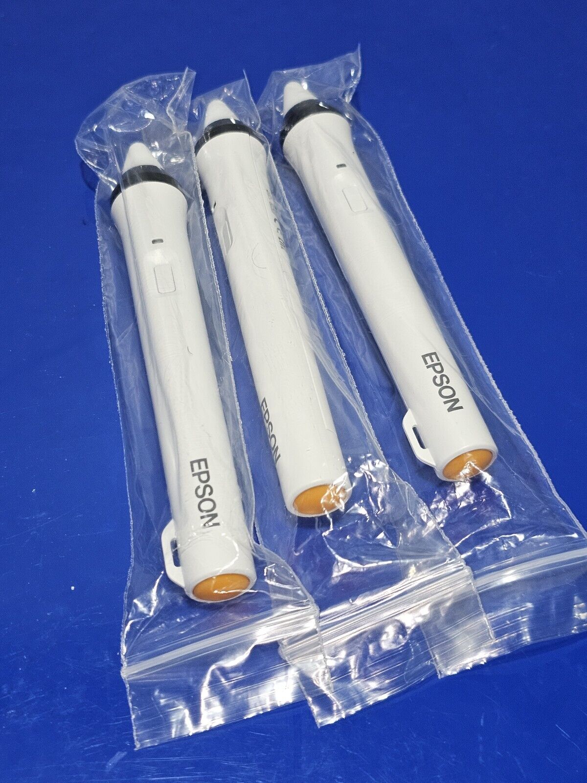  2 x Epson BrightLink ELPPN04 Orange,Blue Interactive Pen for 475Wi 480i 485Wi