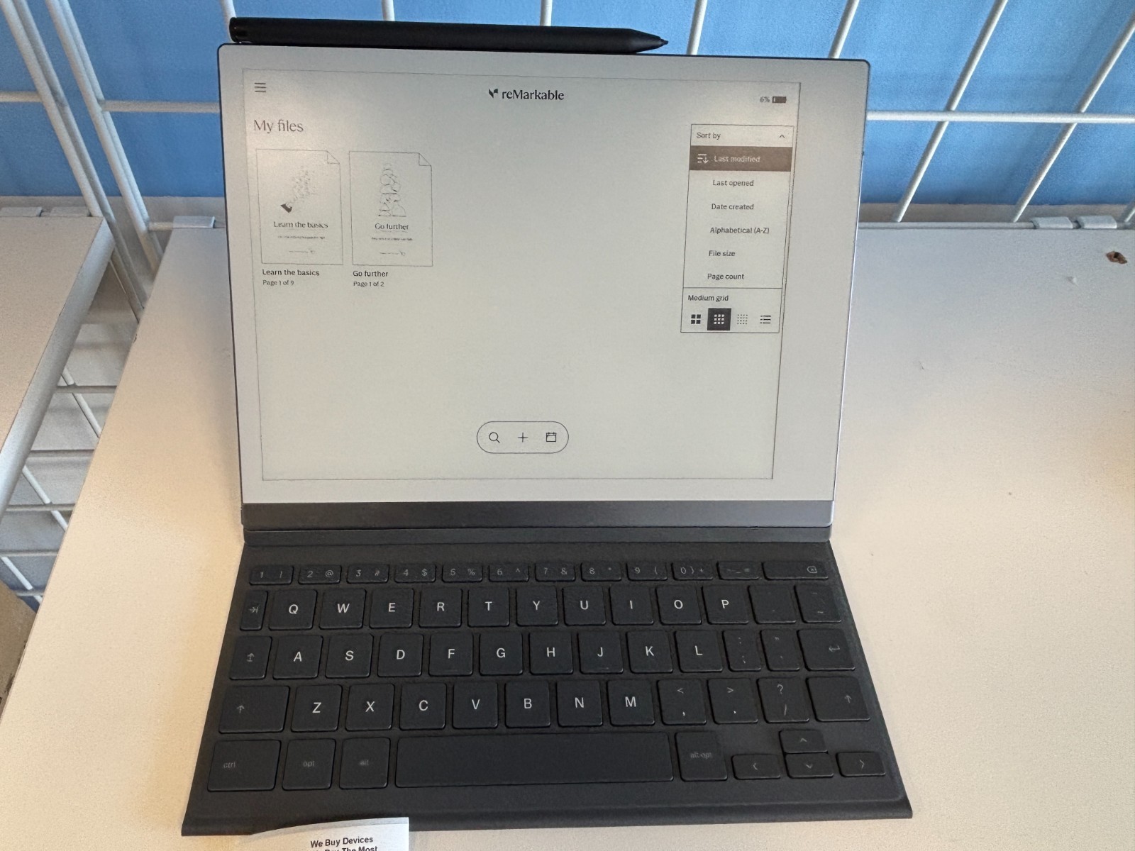reMarkable 2 W/Pen and Keyboard