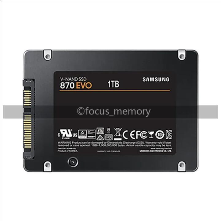 2.5 in SSD 870 EVO 1TB Samsung Internal Solid State SATA for Laptop / Desktop US