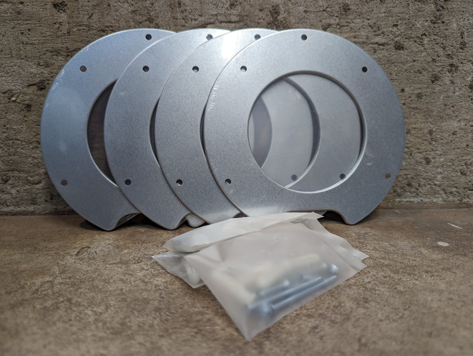 5x OEM Ubiquiti UniFi Access Point AC Pro/U6 Pro Metal Ceiling Plates + Hardware