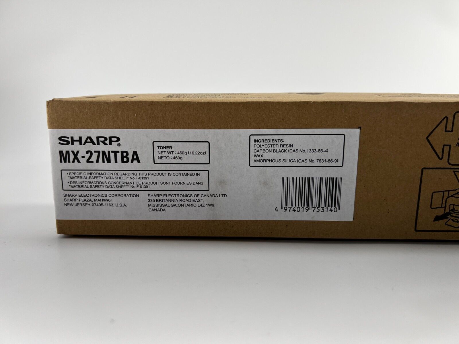 Genuine OEM Sharp MX-27NTBA Cartridge