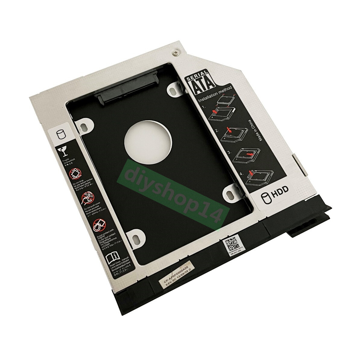 2nd HDD SSD HD HARD DRIVE Caddy for Dell E E6320 E6420 E6520 E6430 E6530 E6330