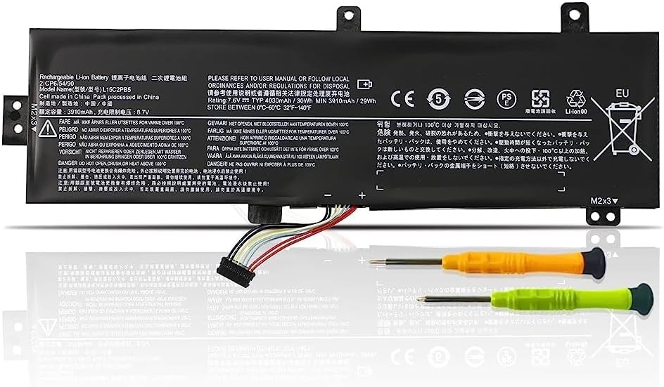 L15M2PB5 L15L2PB5 Laptop Battery Replacement for Lenovo IdeaPad 510 15ISK 510