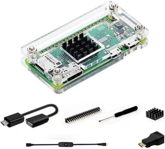Raspberry Zero W 2W Case,Clear Acrylic Case for Raspberry Pi Zero/Zero W, Durabl